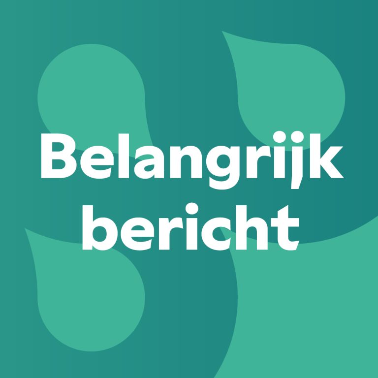 Belangrijk bericht - ZorgAccent